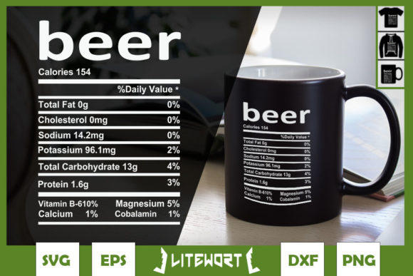 Beer Nutrition: A Designer's Take on This Thanksgiving Embroidery File
