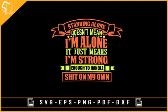Standing Alone Doesn t Mean I m Alone: Graphics for Crafts